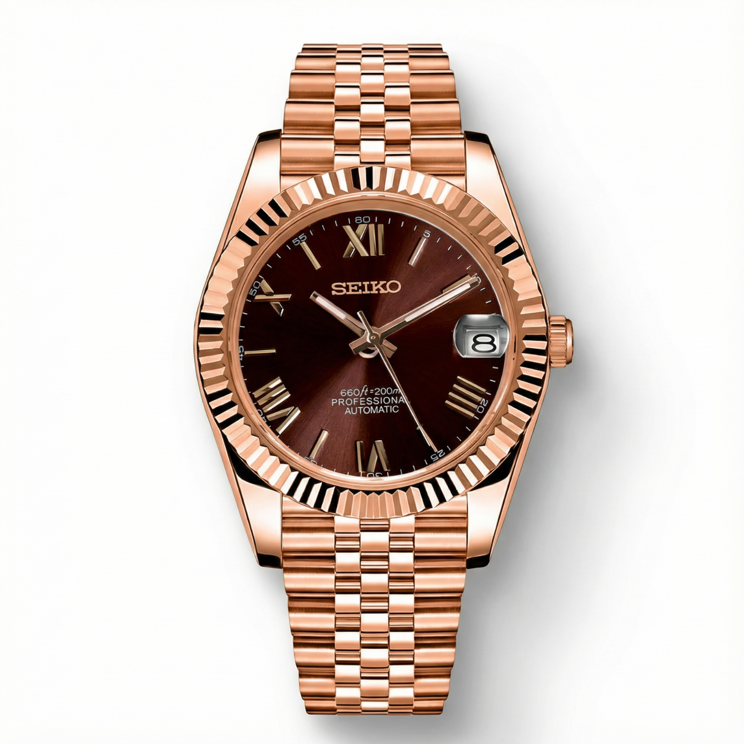 SeikoJust - Rose Gold Bordeaux