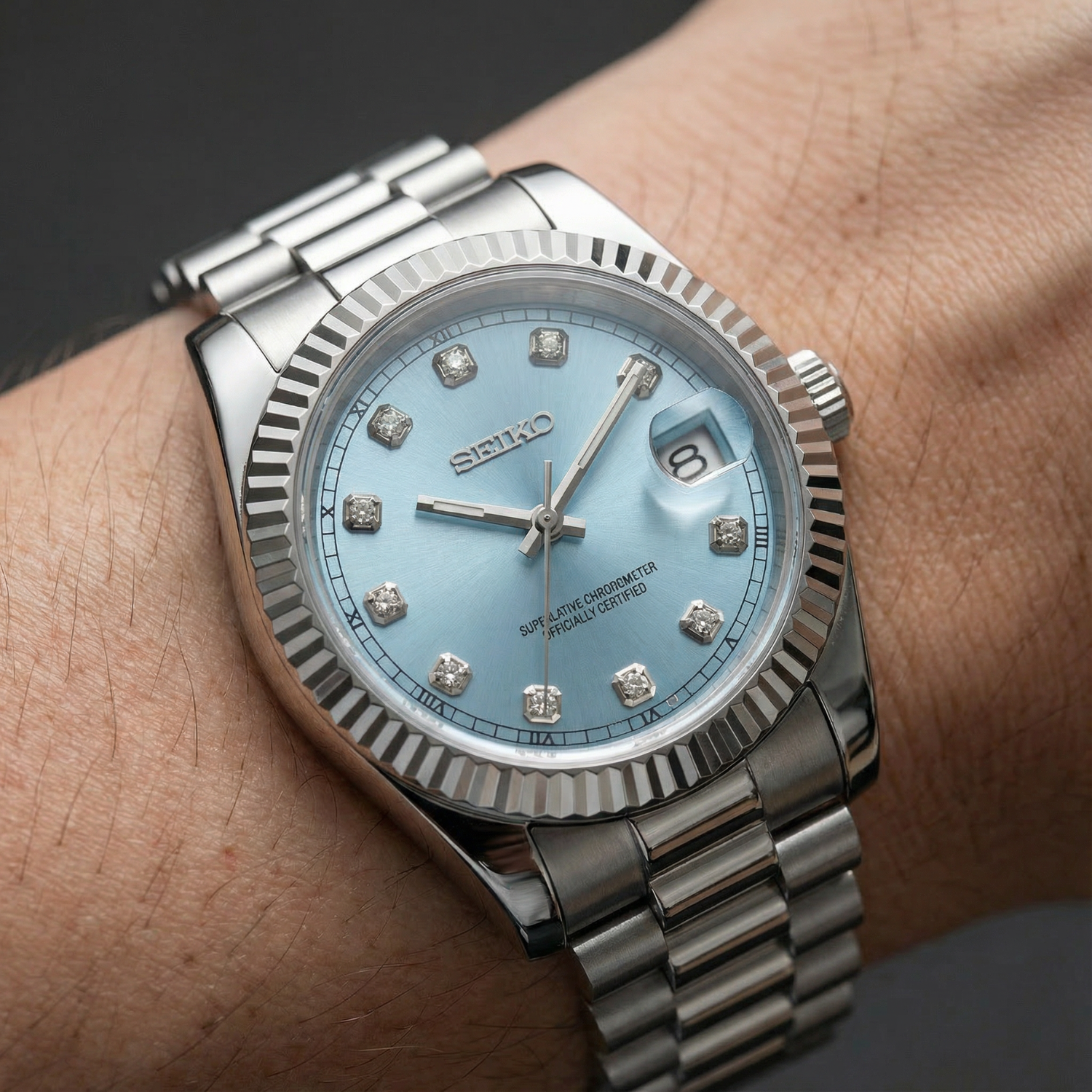 SeikoJust - Ice Blue Diamond