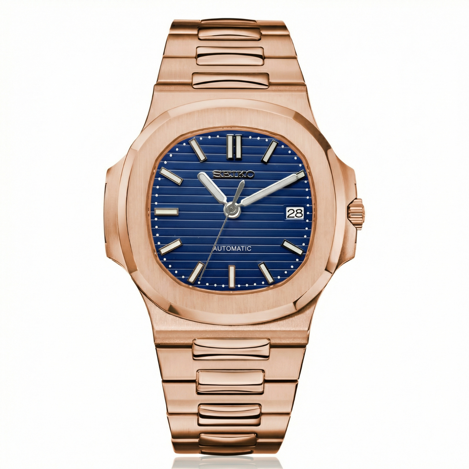 Nautiko - Rose Gold Royal Blue