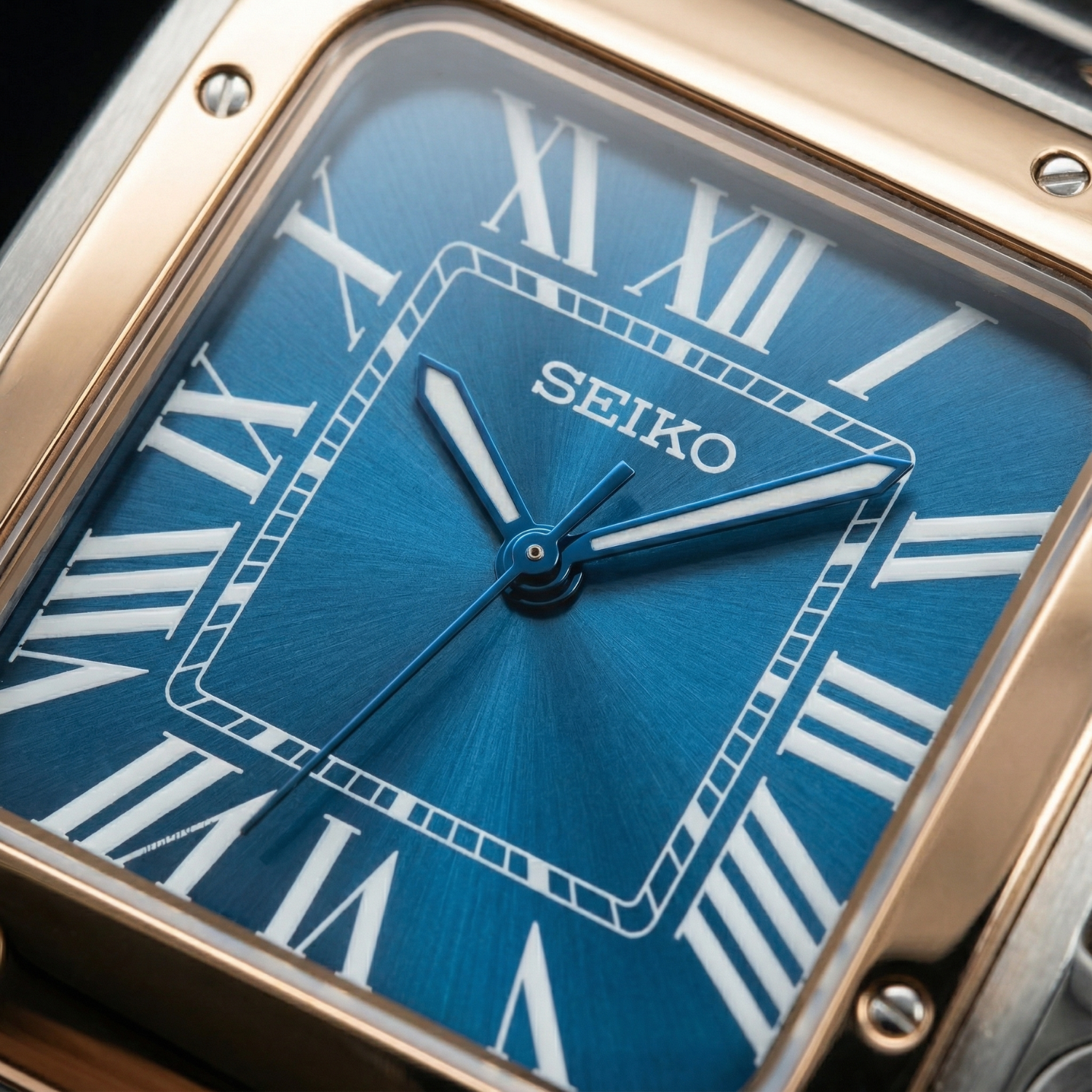 Santeiko - Blue Rose Gold-Silver