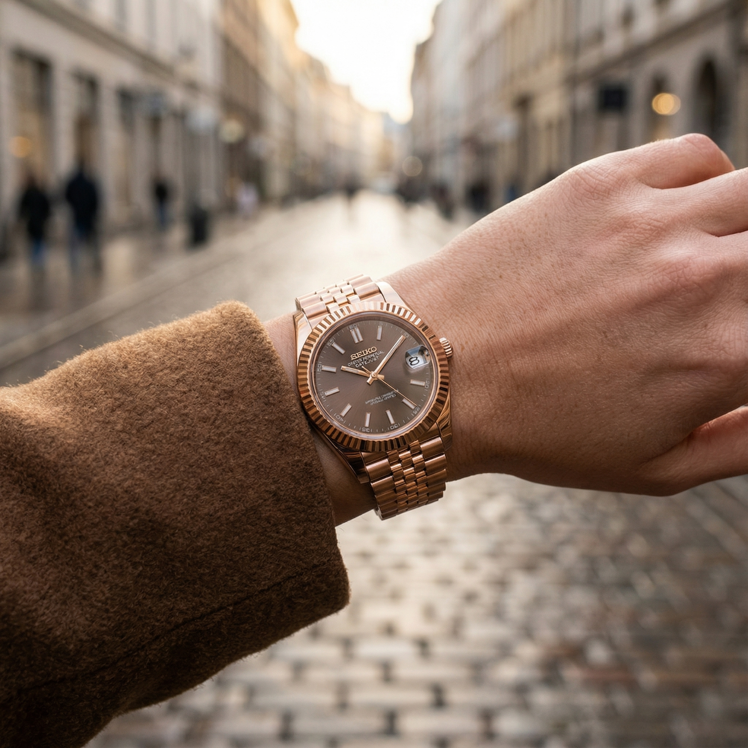 SeikoJust - Rose Gold Chocolate
