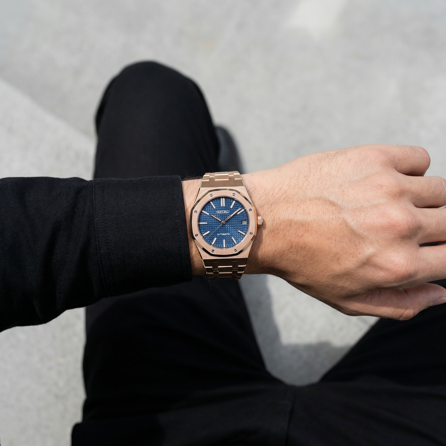 Royal Seikoak - Rose Gold Blue