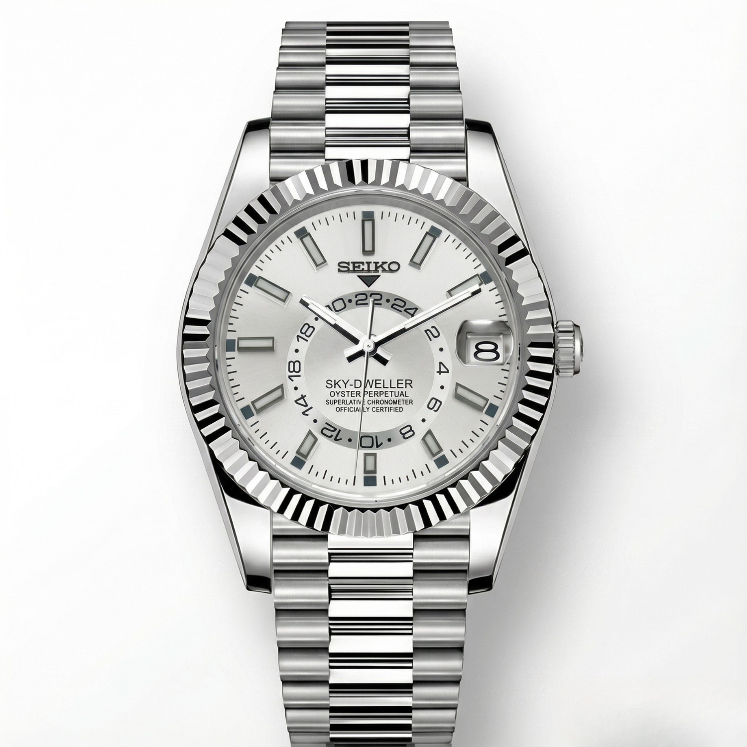 SeikoJust - Sky Dweller White