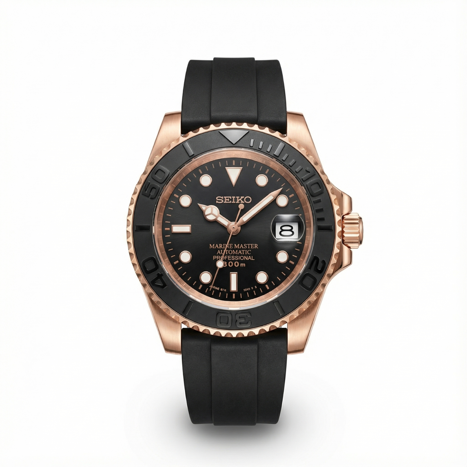 SeikoMariner - Rose Gold Black