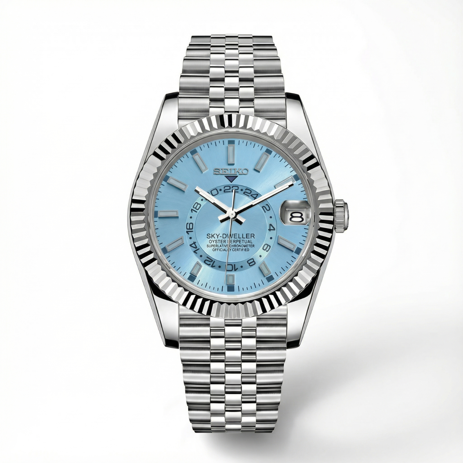 SeikoJust - Sky Dweller Ice Blue