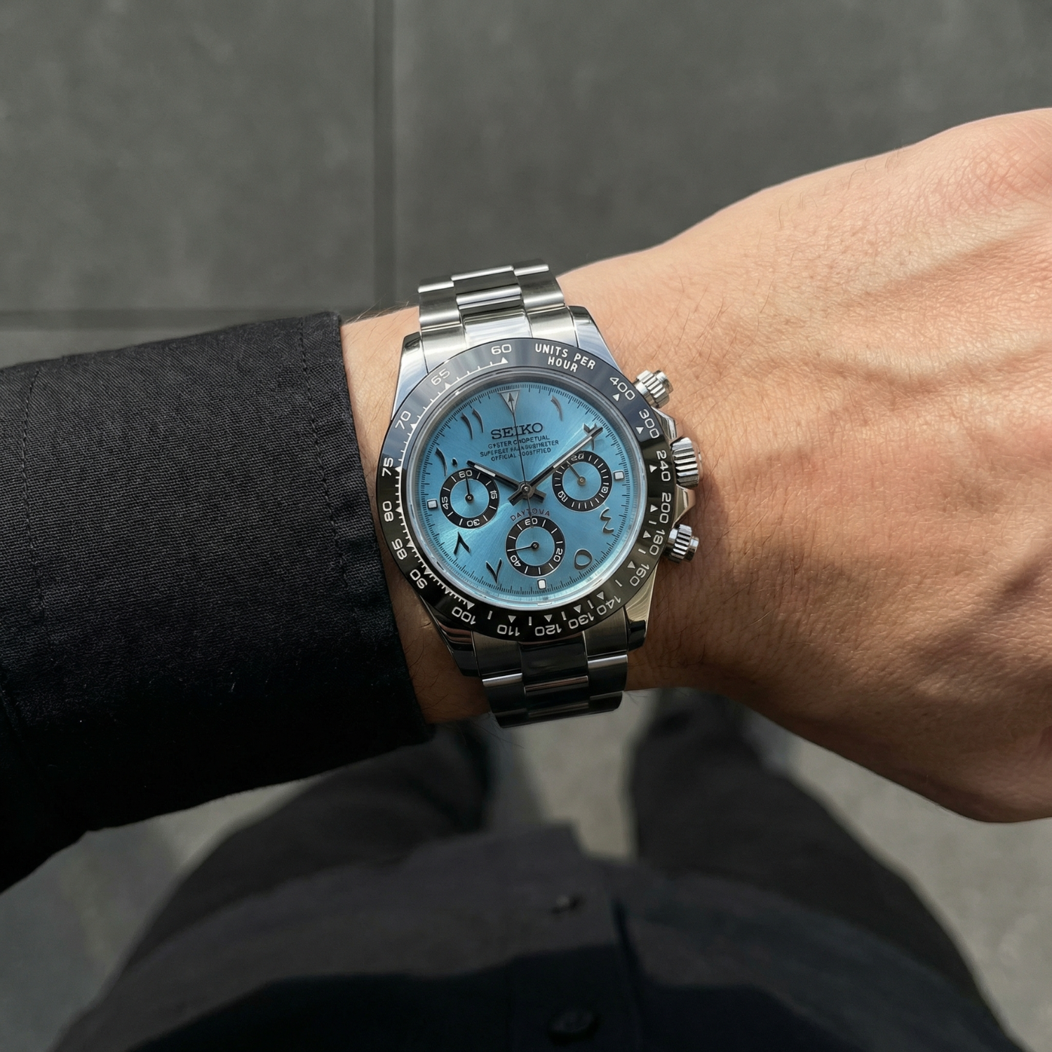 Seitona - Arabic Ice Blue Black