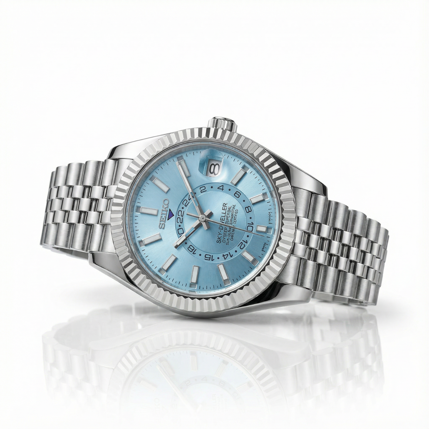 SeikoJust - Sky Dweller Ice Blue