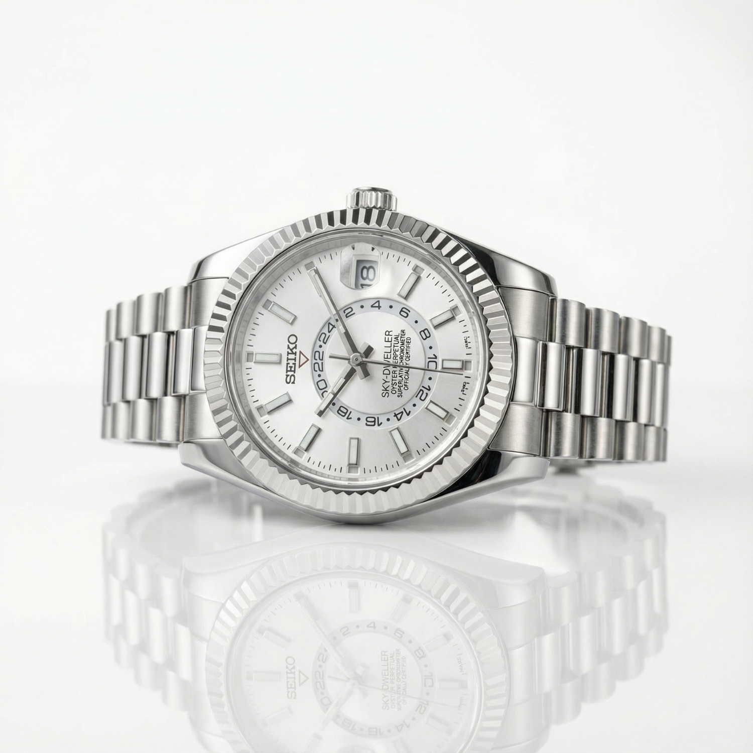 SeikoJust - Sky Dweller White