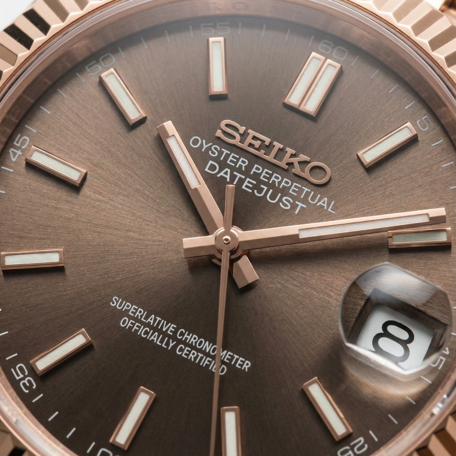 SeikoJust - Rose Gold Chocolate