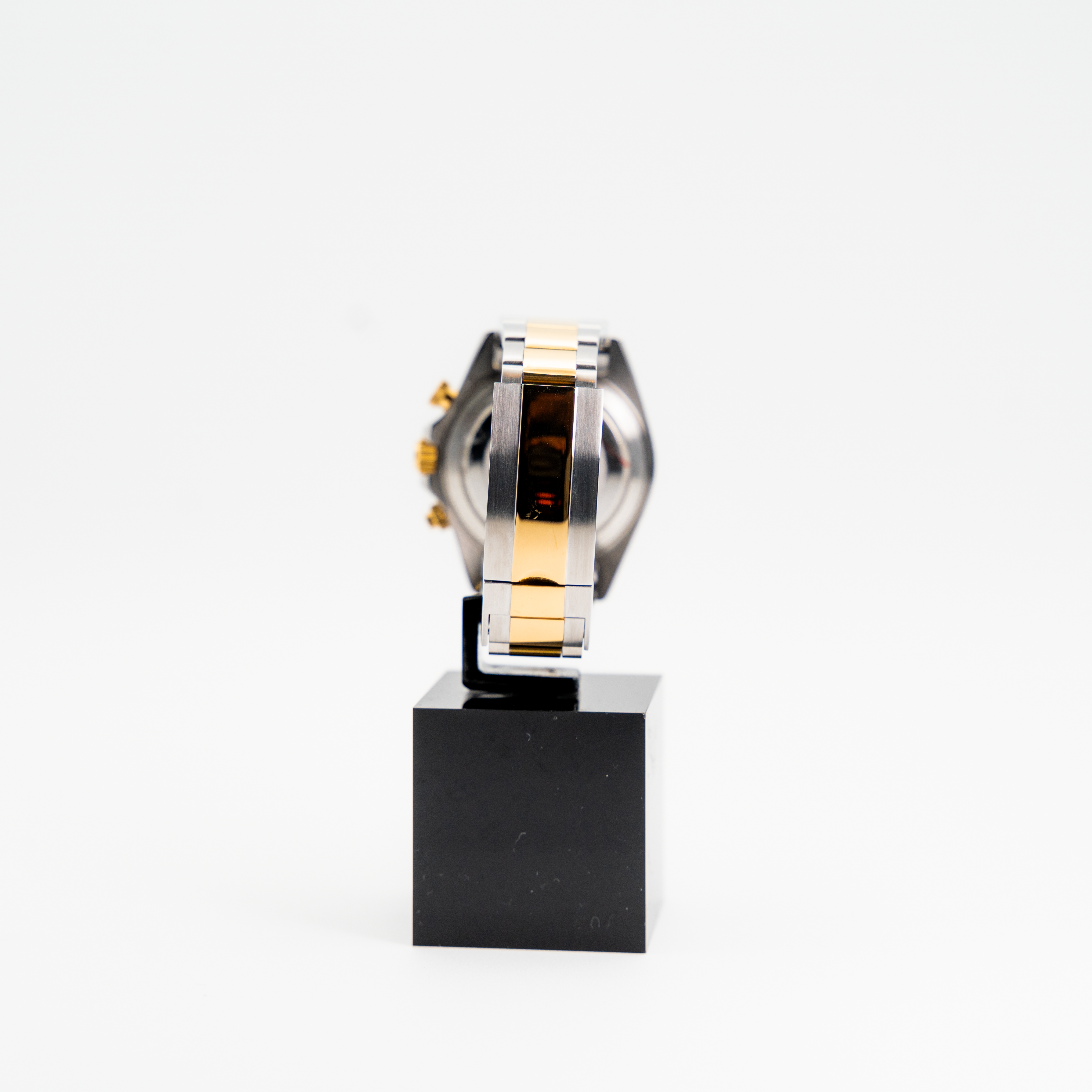 Silver Gold Chronograph
