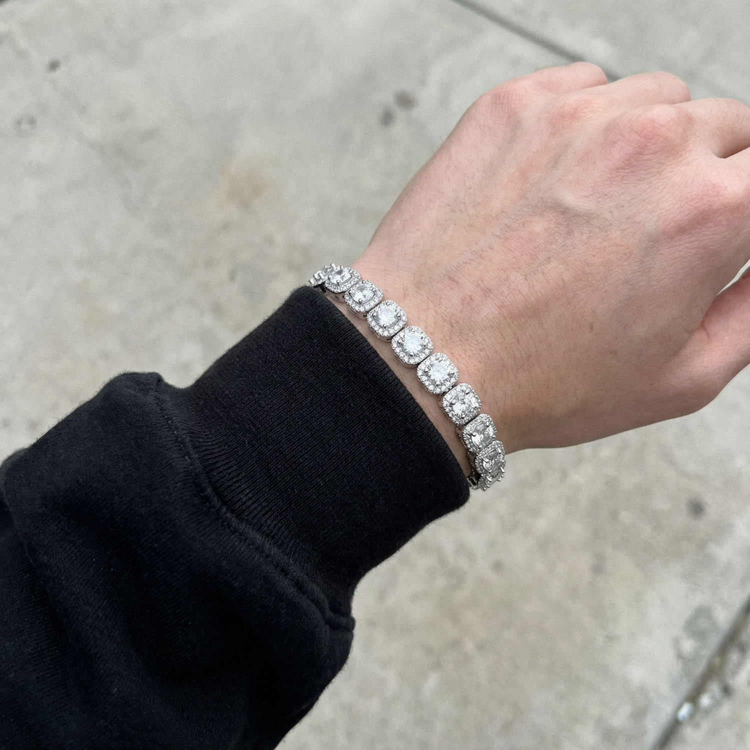 Iced Tennis Bracelet