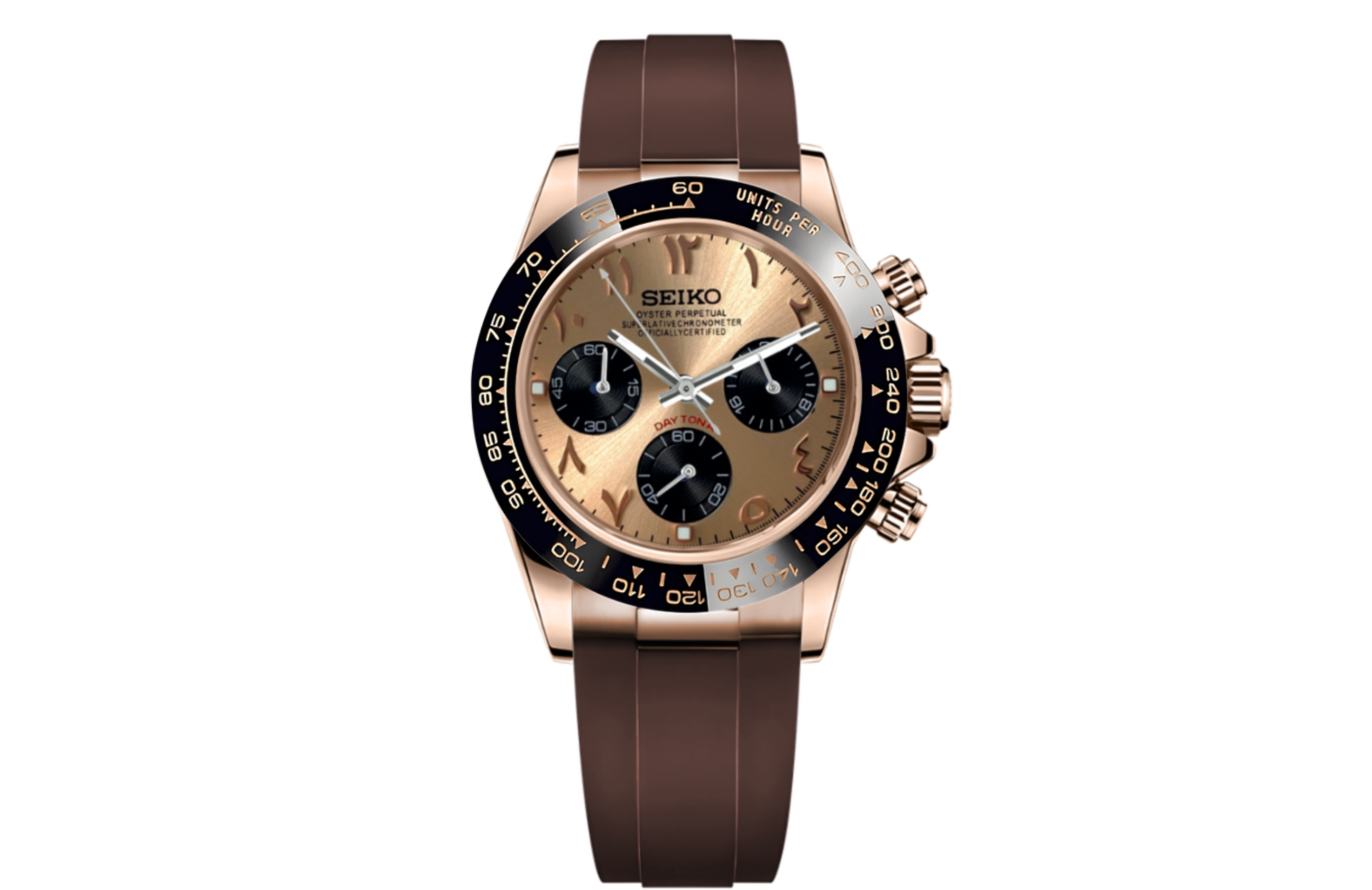 Seitona - Rose Gold Rubber Chocolate