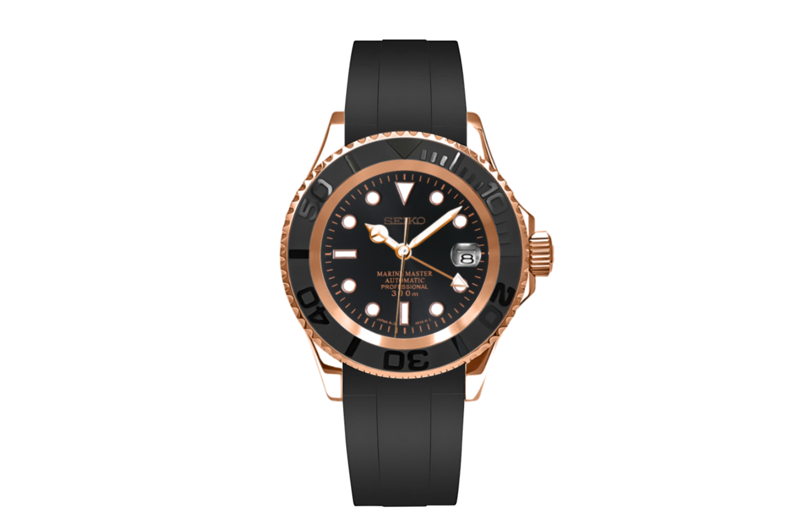 SeikoMariner - Rose Gold Black