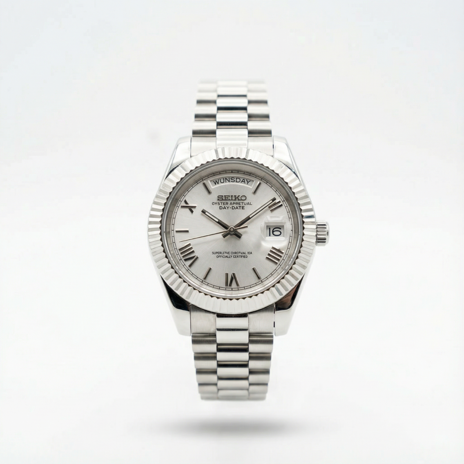 SeikoDate - Roman Silver