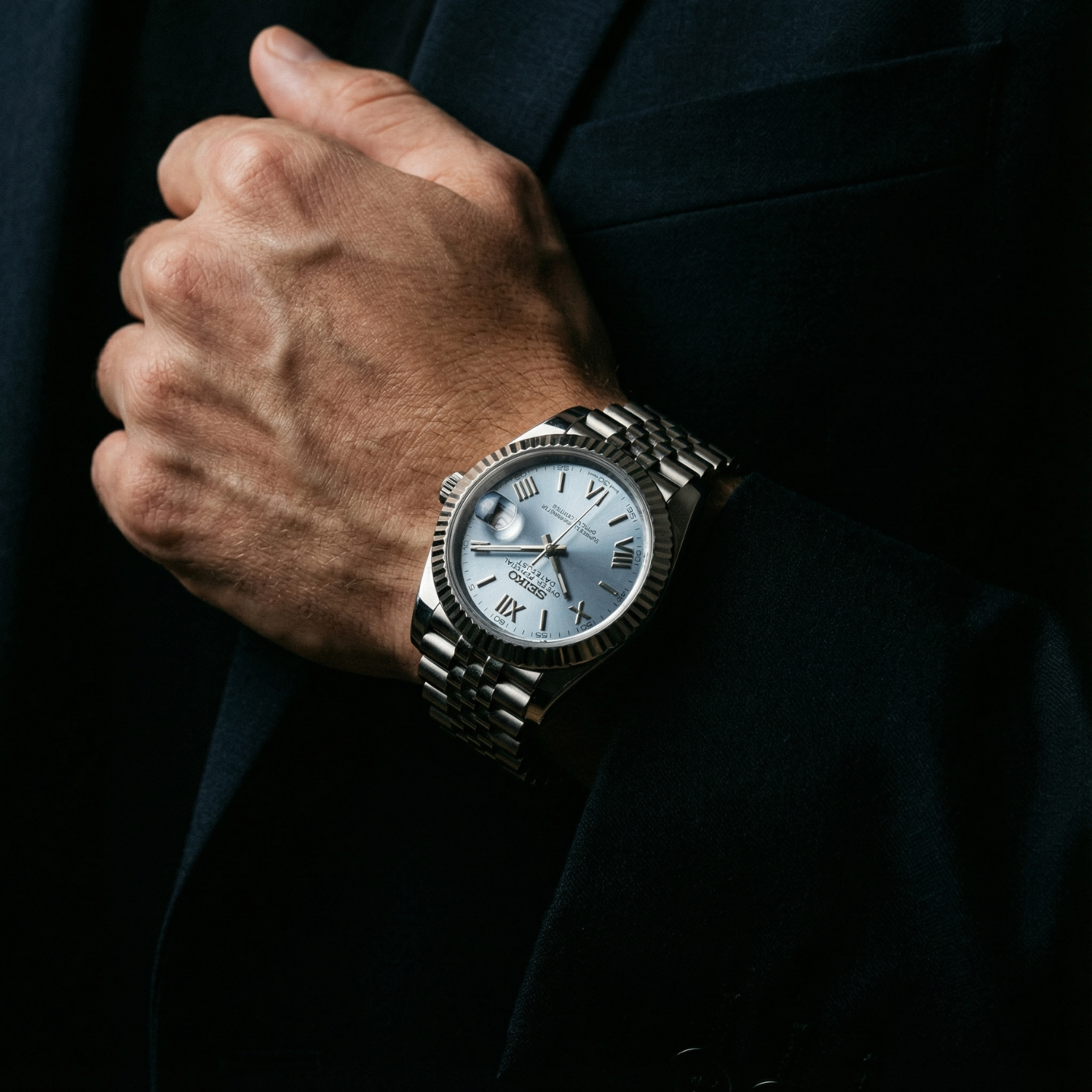 SeikoJust - Roman Light Blue