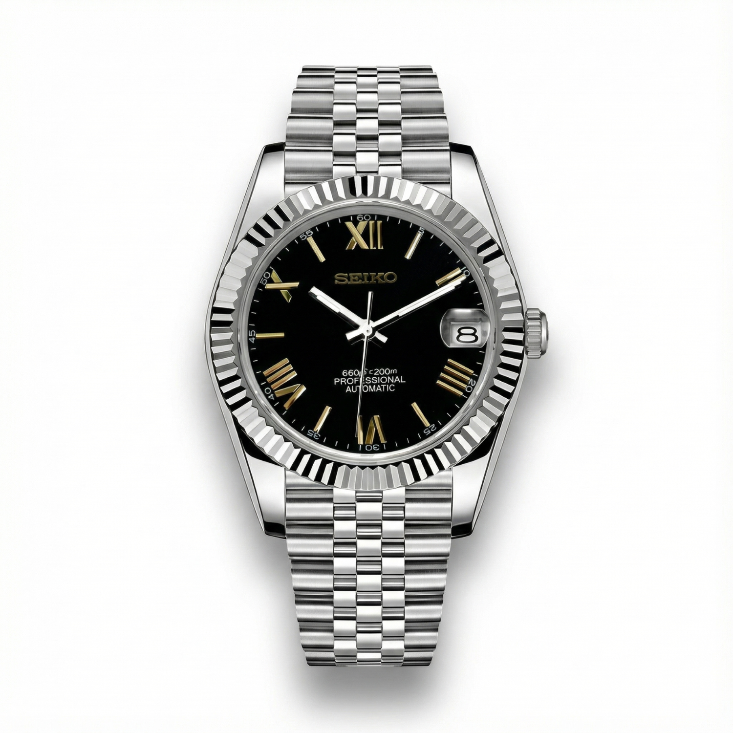 SeikoJust - Roman Gold Black