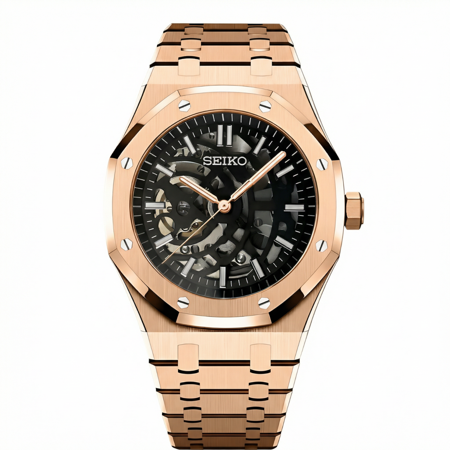 Royal Seikoak - Rose Gold Skeleton