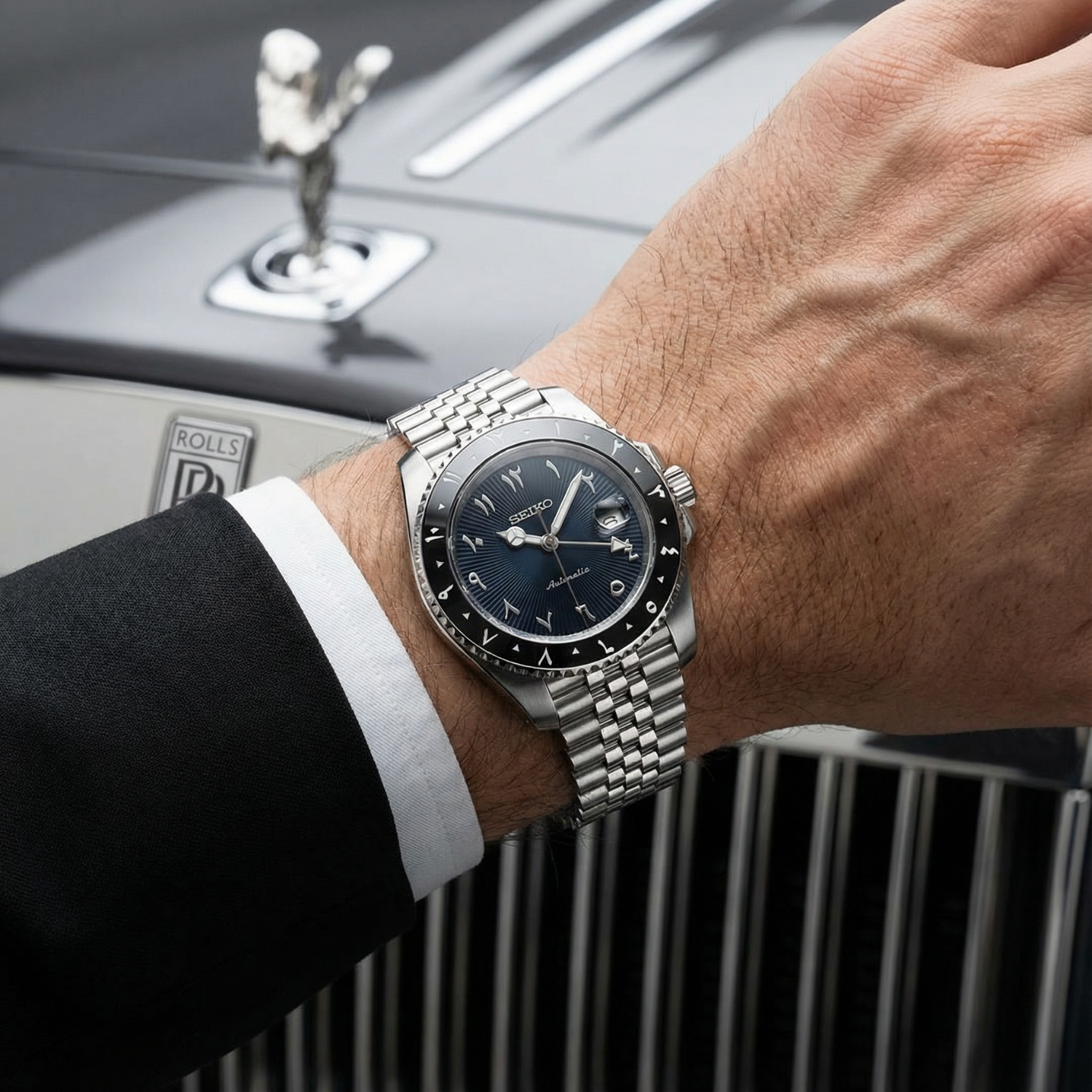 SeikoMariner - Arabic Black