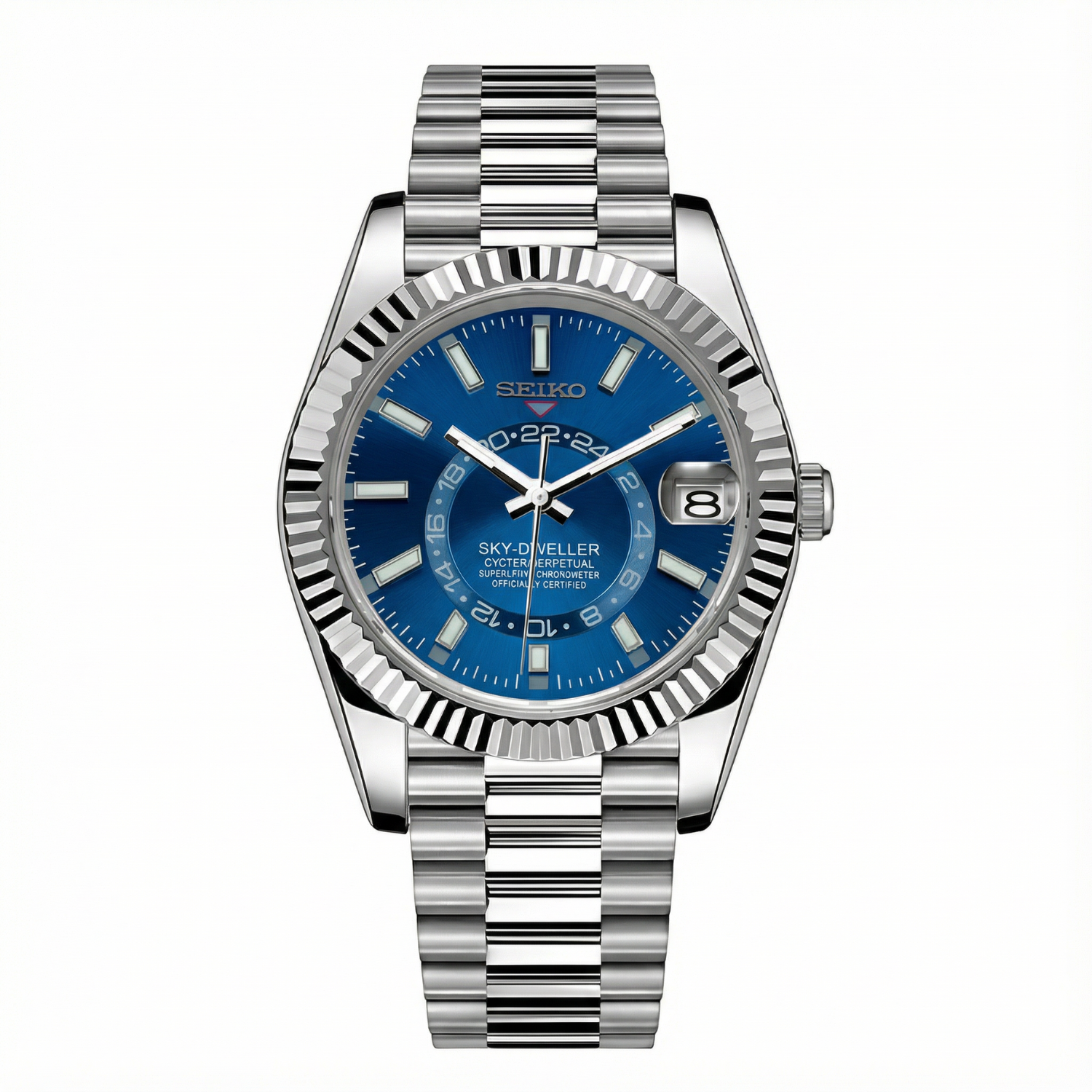 SeikoJust - Sky Dweller Blue