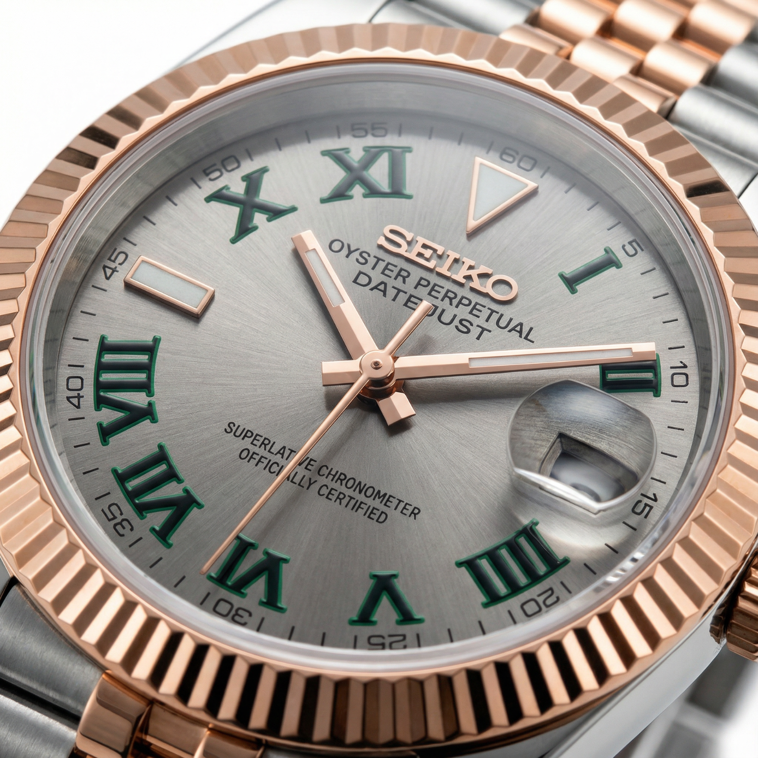 SeikoJust - Wimbledon Silver Rose Gold