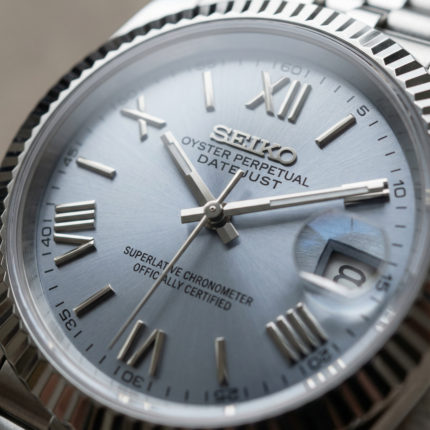 SeikoJust - Roman Light Blue