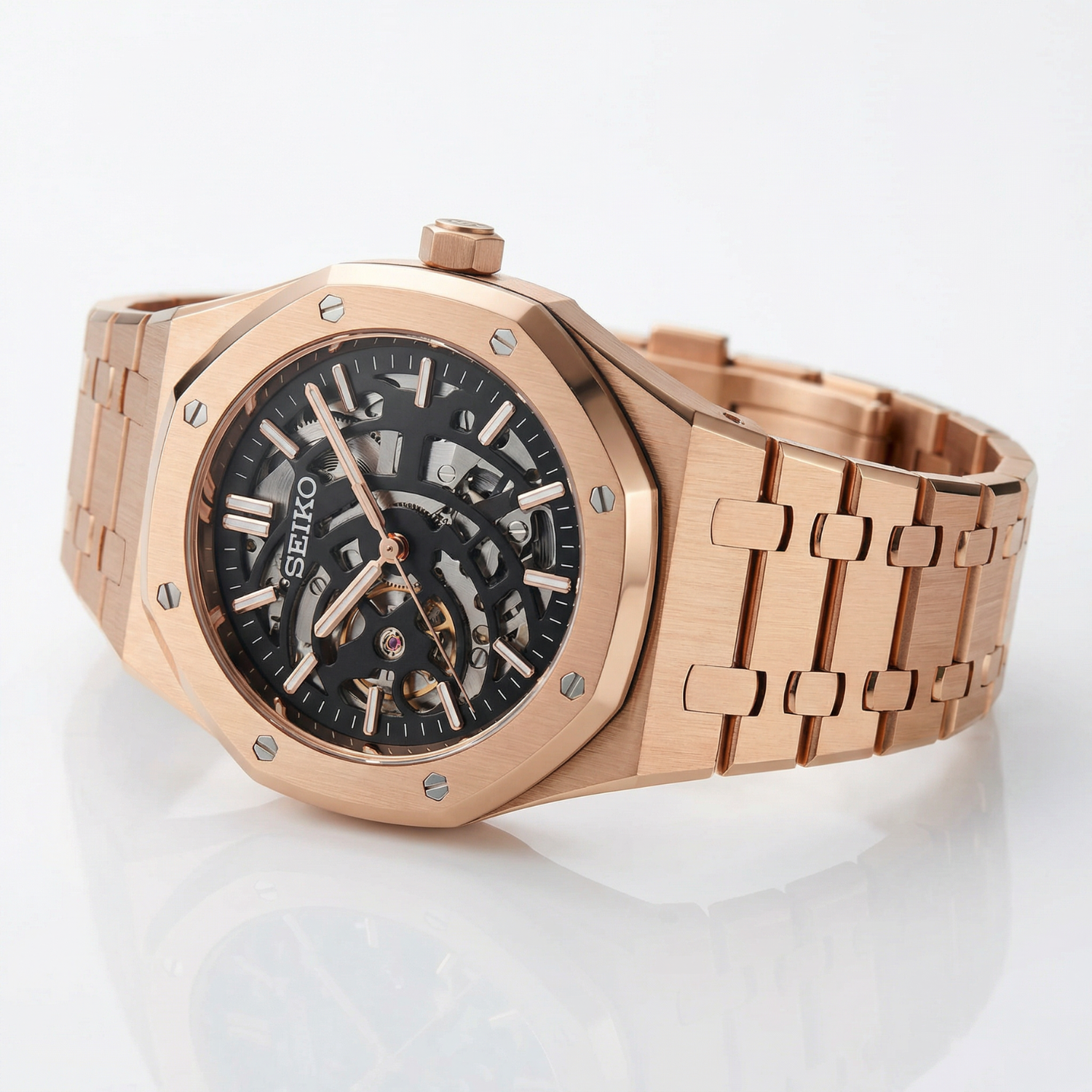Royal Seikoak - Rose Gold Skeleton