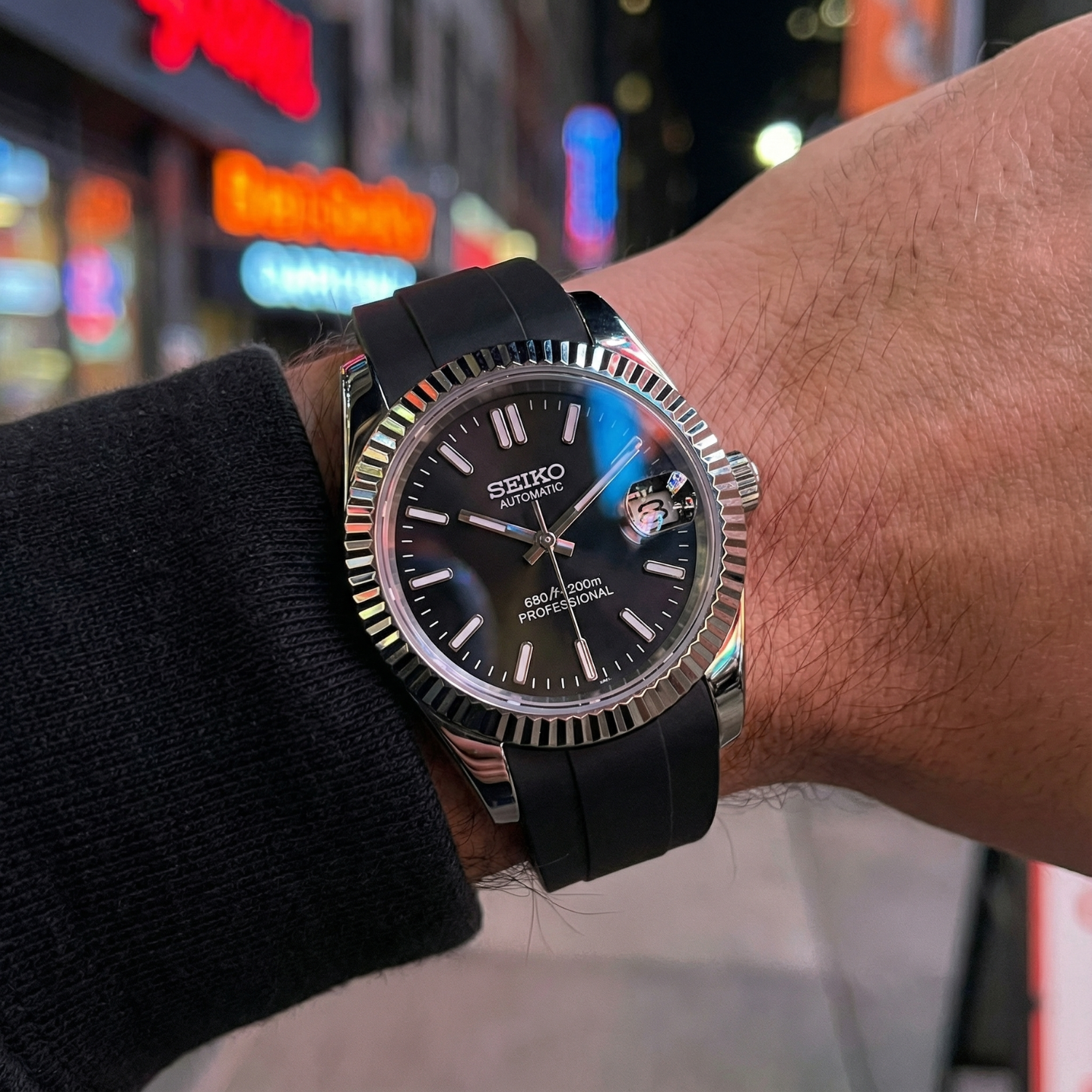 SeikoJust - Rubber Black