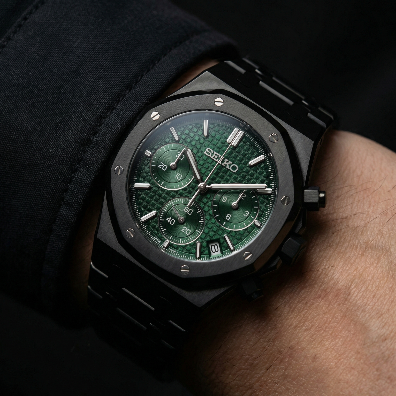Royal Seikoak - Chrono Black Edition Green