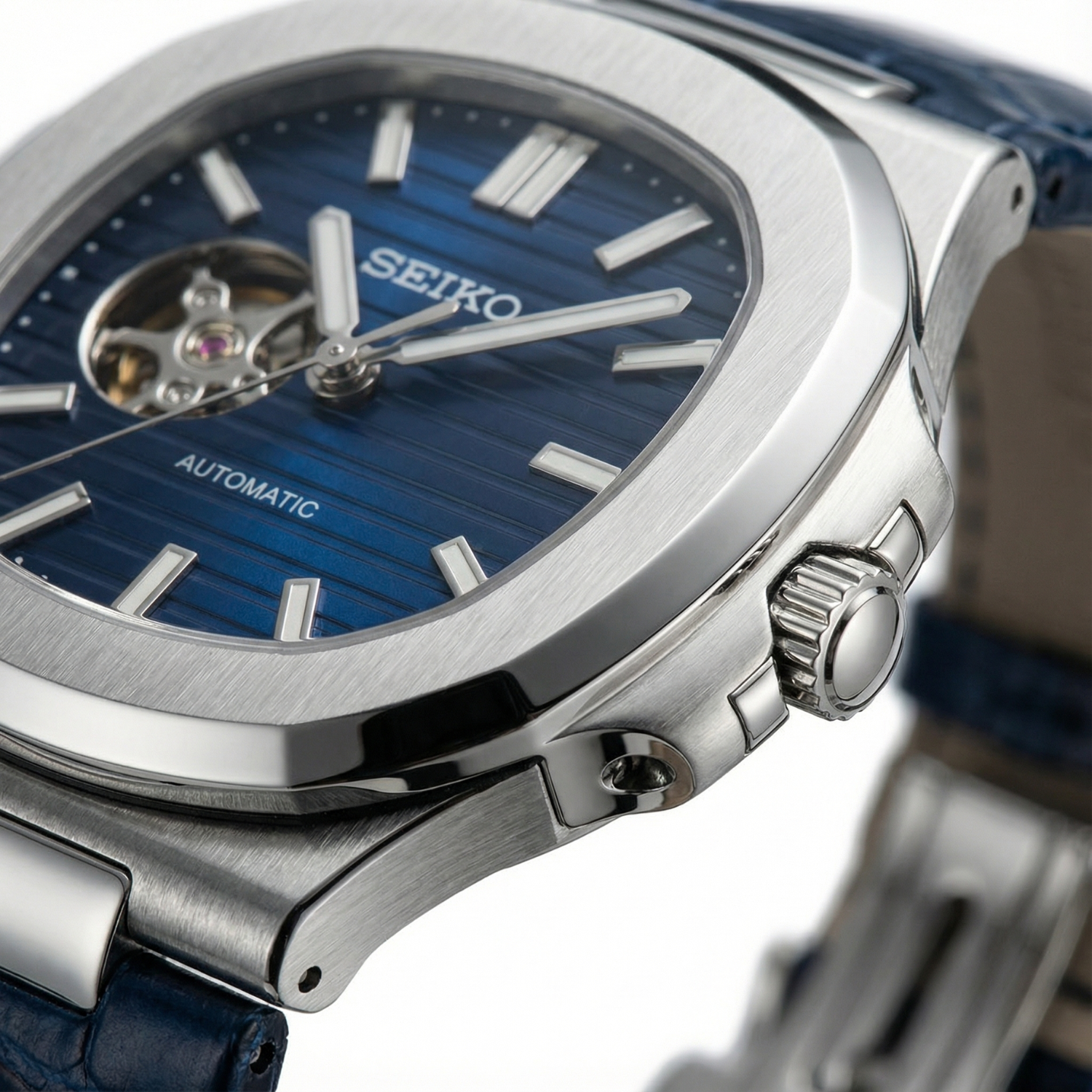 Nautiko - Blue Leather Open Movement