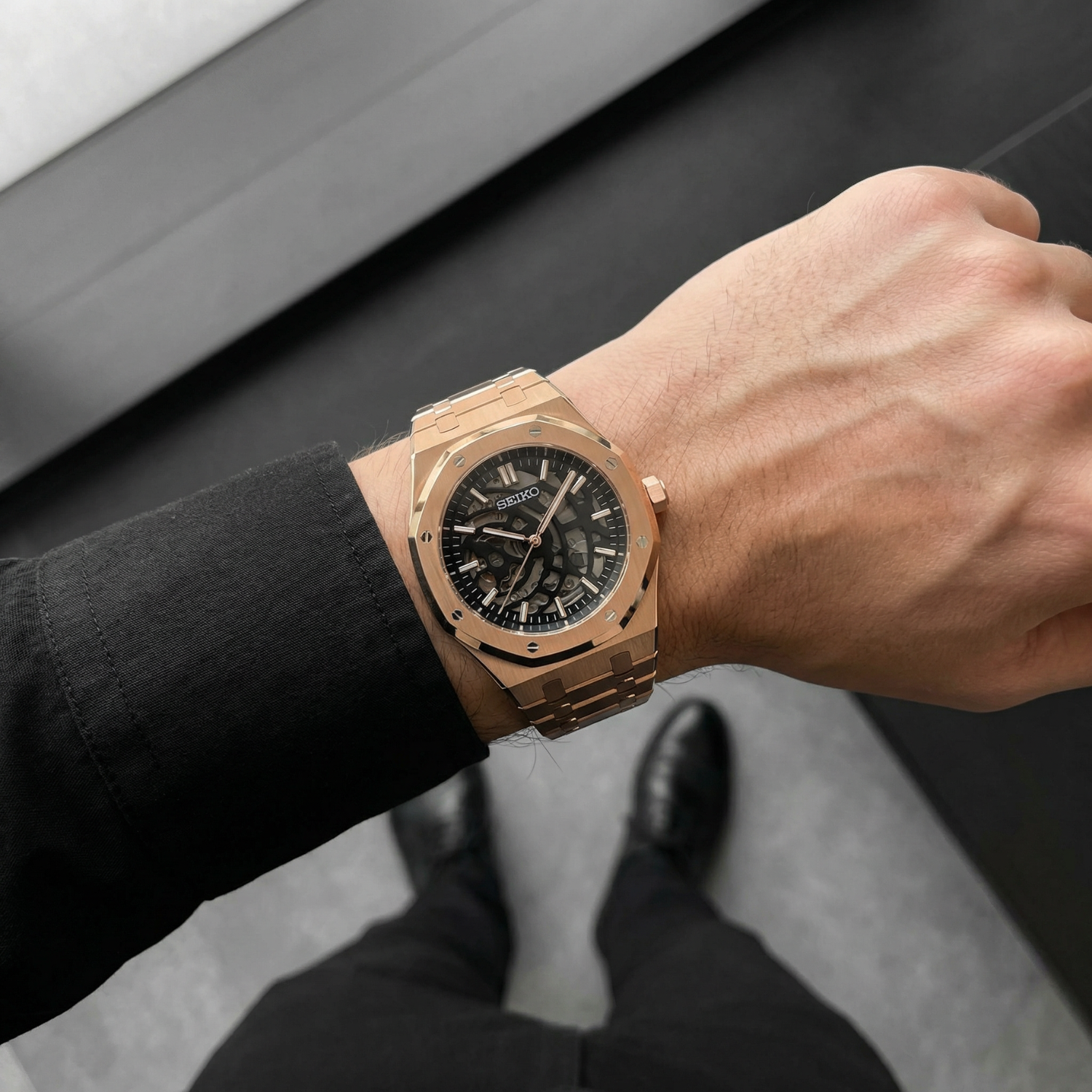 Royal Seikoak - Rose Gold Skeleton