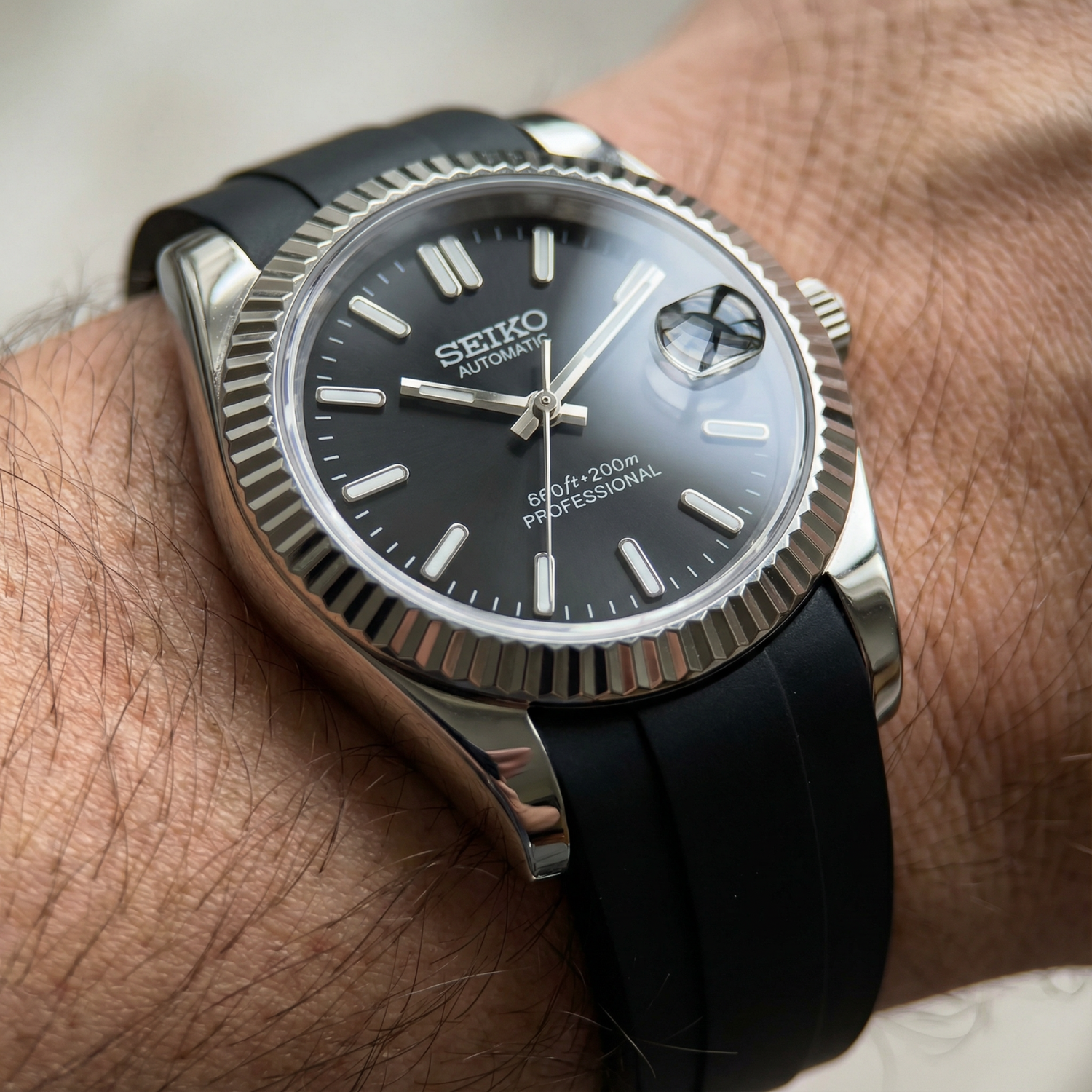 SeikoJust - Rubber Black