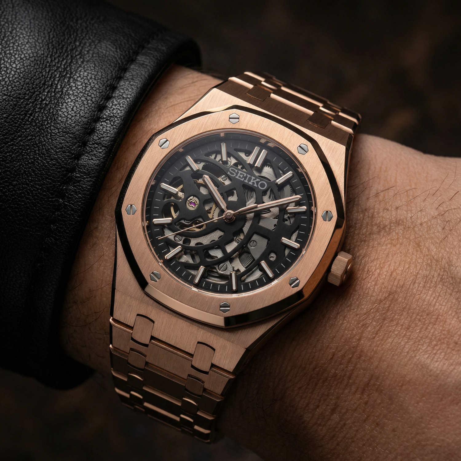 Royal Seikoak - Rose Gold Skeleton