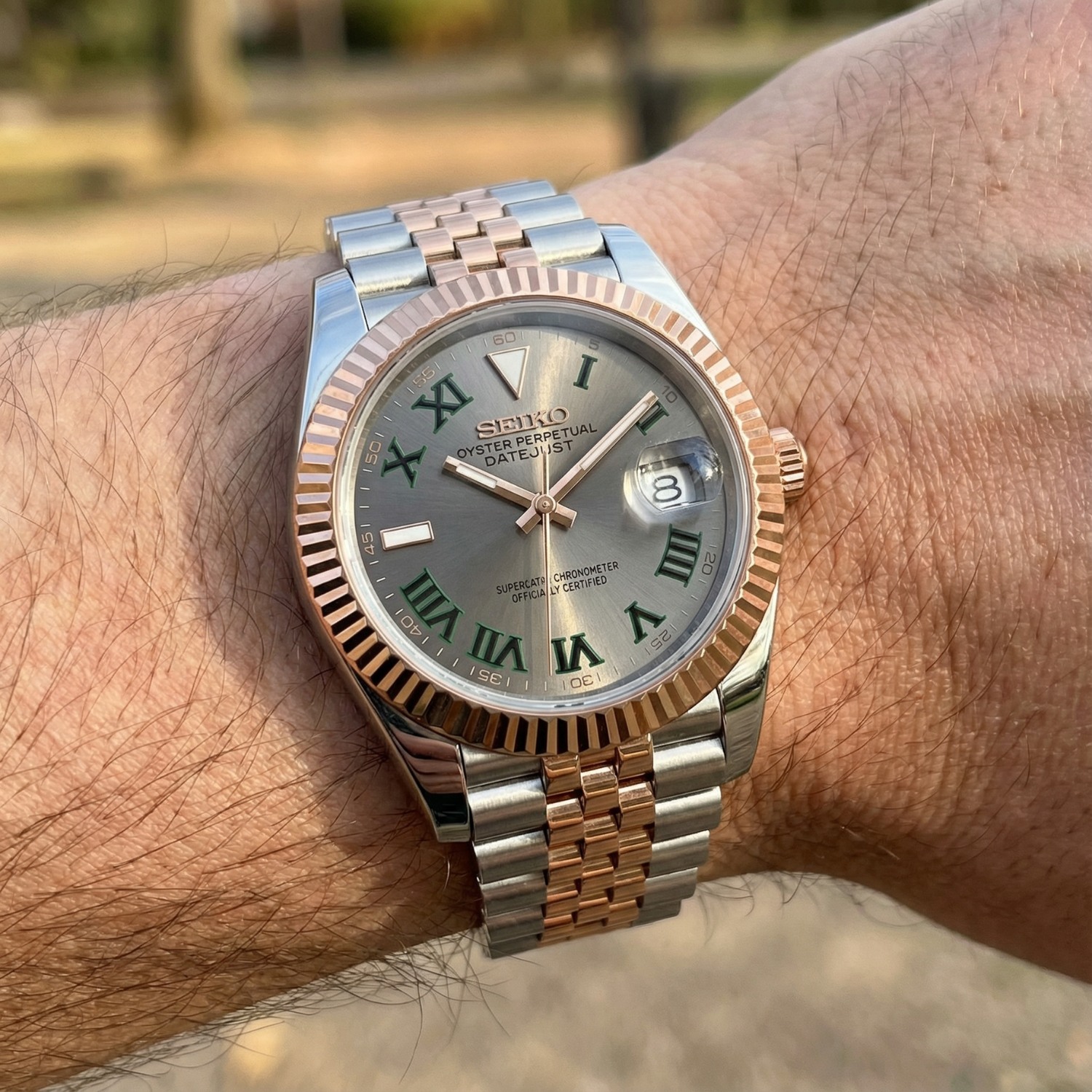 SeikoJust - Wimbledon Silver Rose Gold