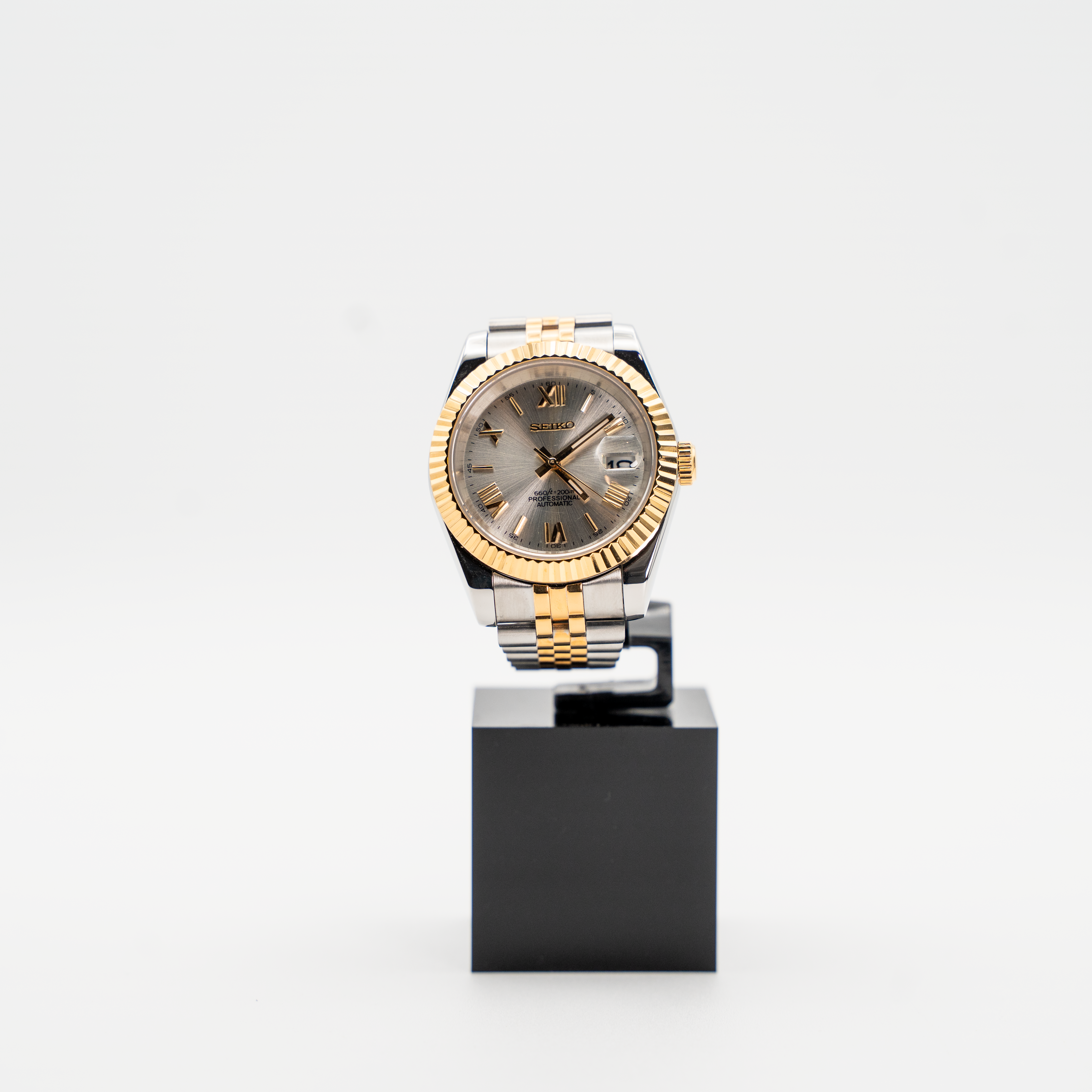 Silver Gold Watch 