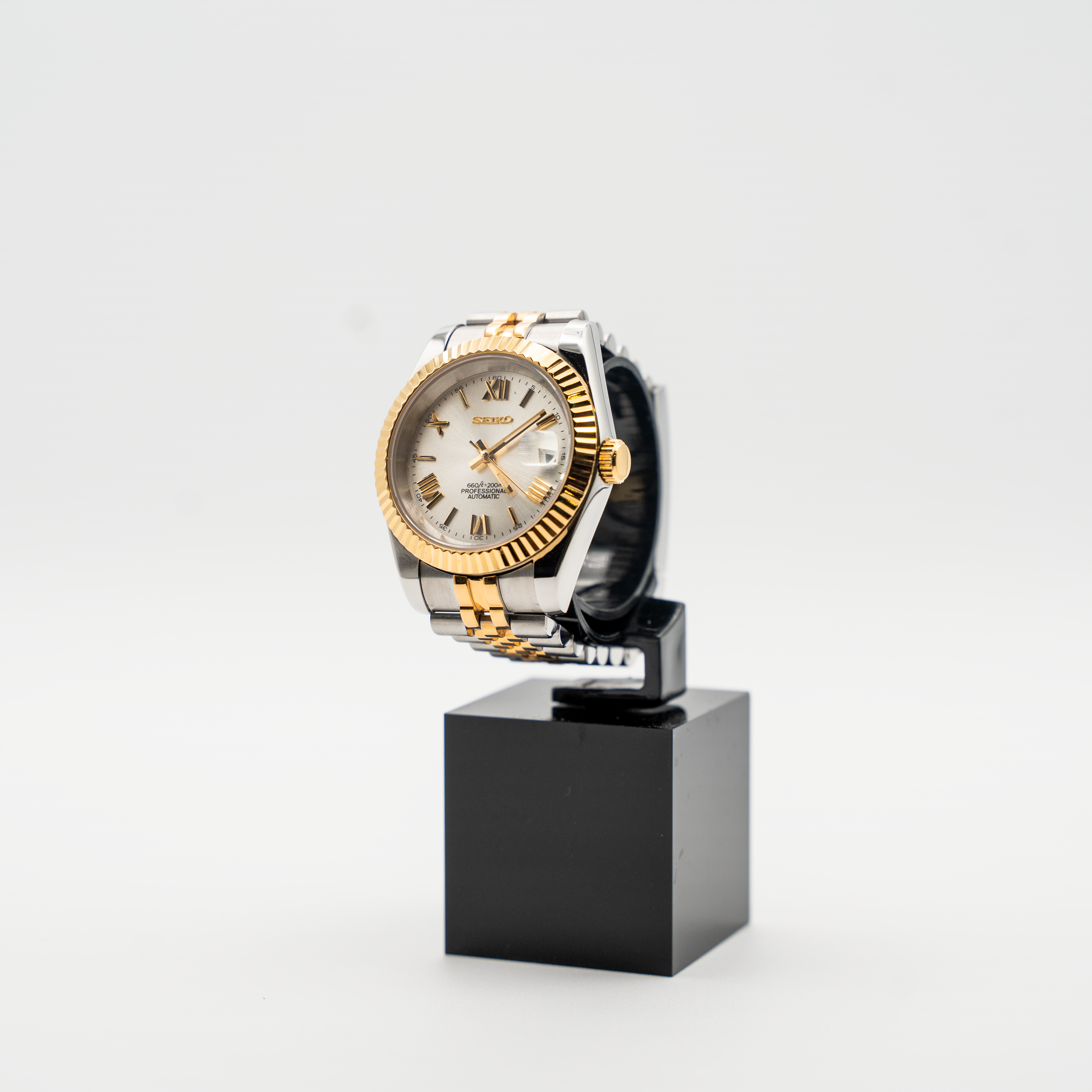 Silver Gold Watch 