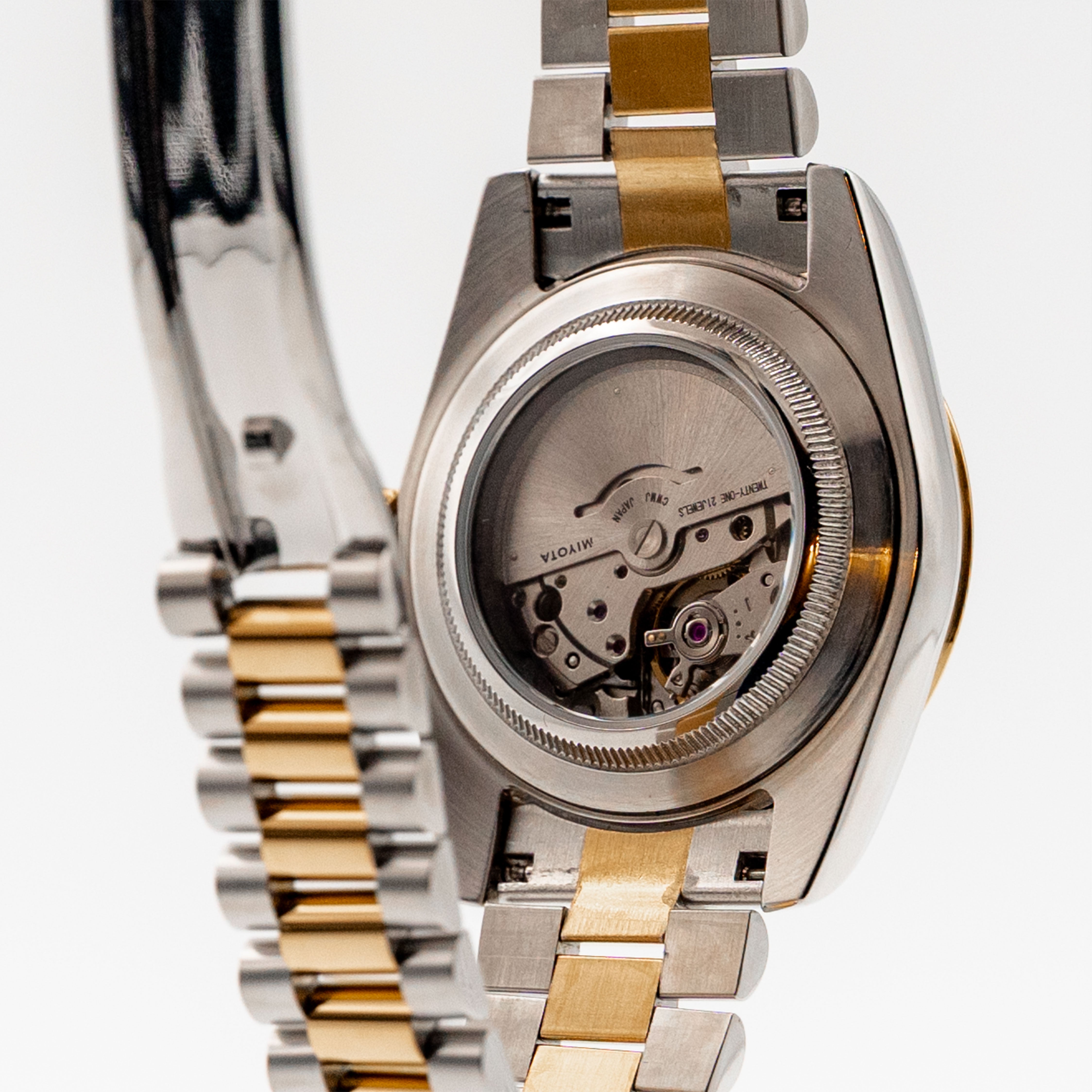 SeikoDate - Roman Silver Gold