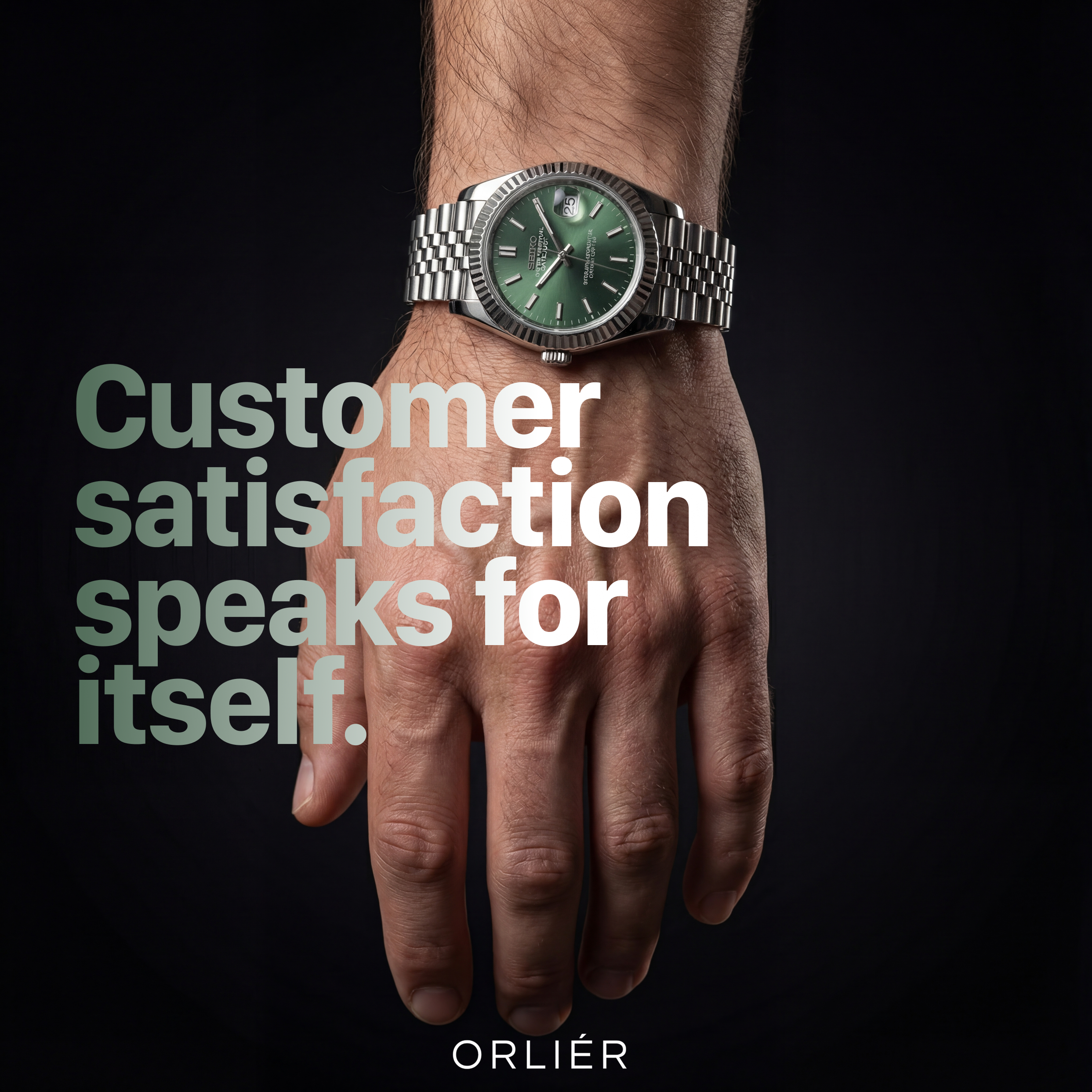 Customer satisfaction speaks for itself