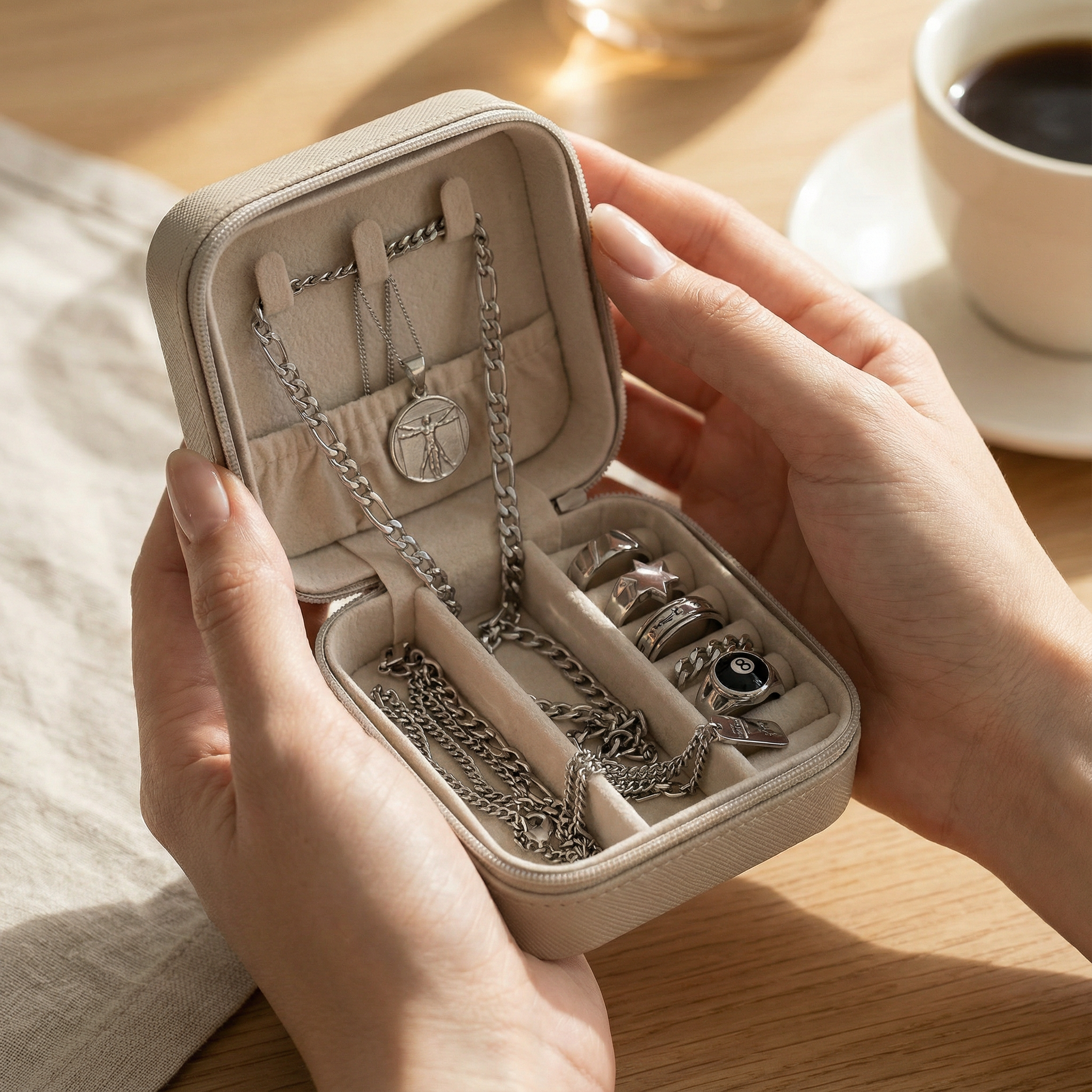 Orlier Travel Jewelry Case