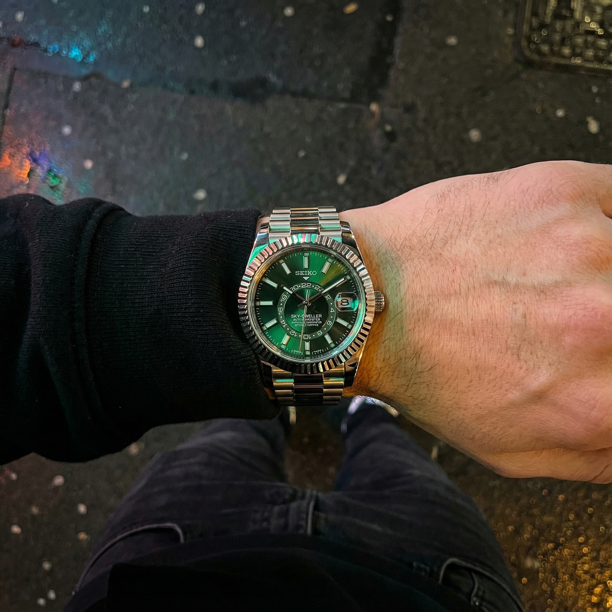 SeikoJust - Sky Dweller Green