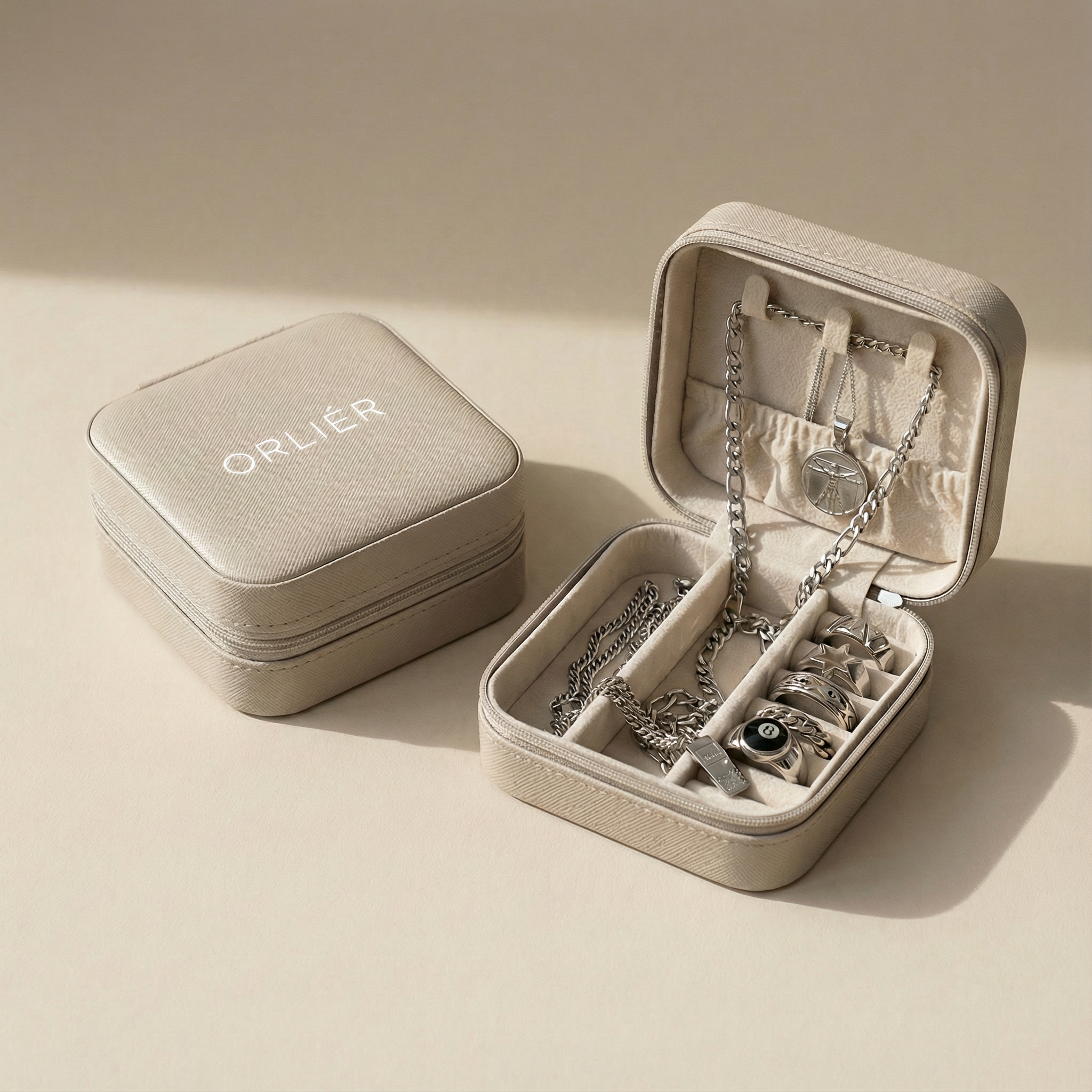 Orlier Travel Jewelry Case