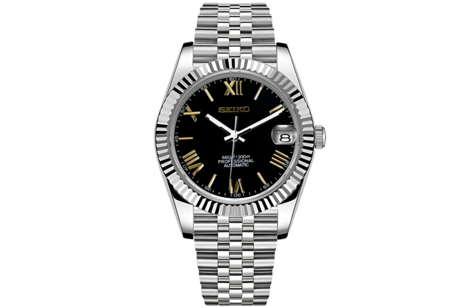 SeikoJust - Roman Gold Black