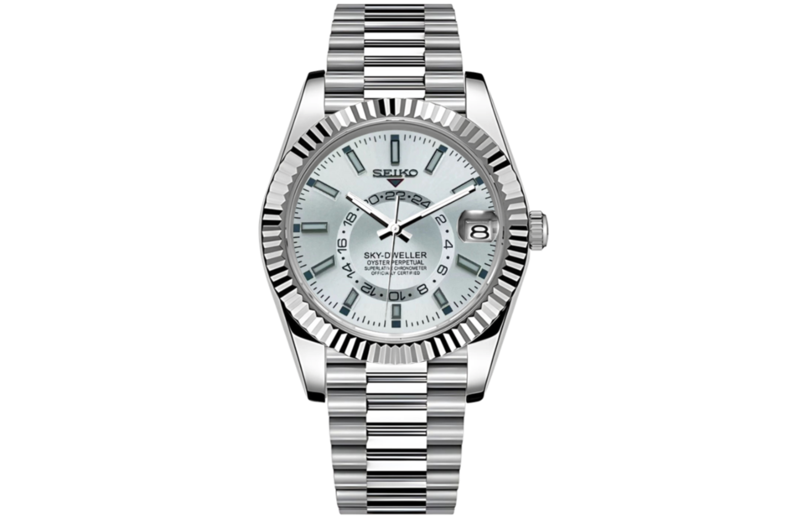 SeikoJust - Sky Dweller White