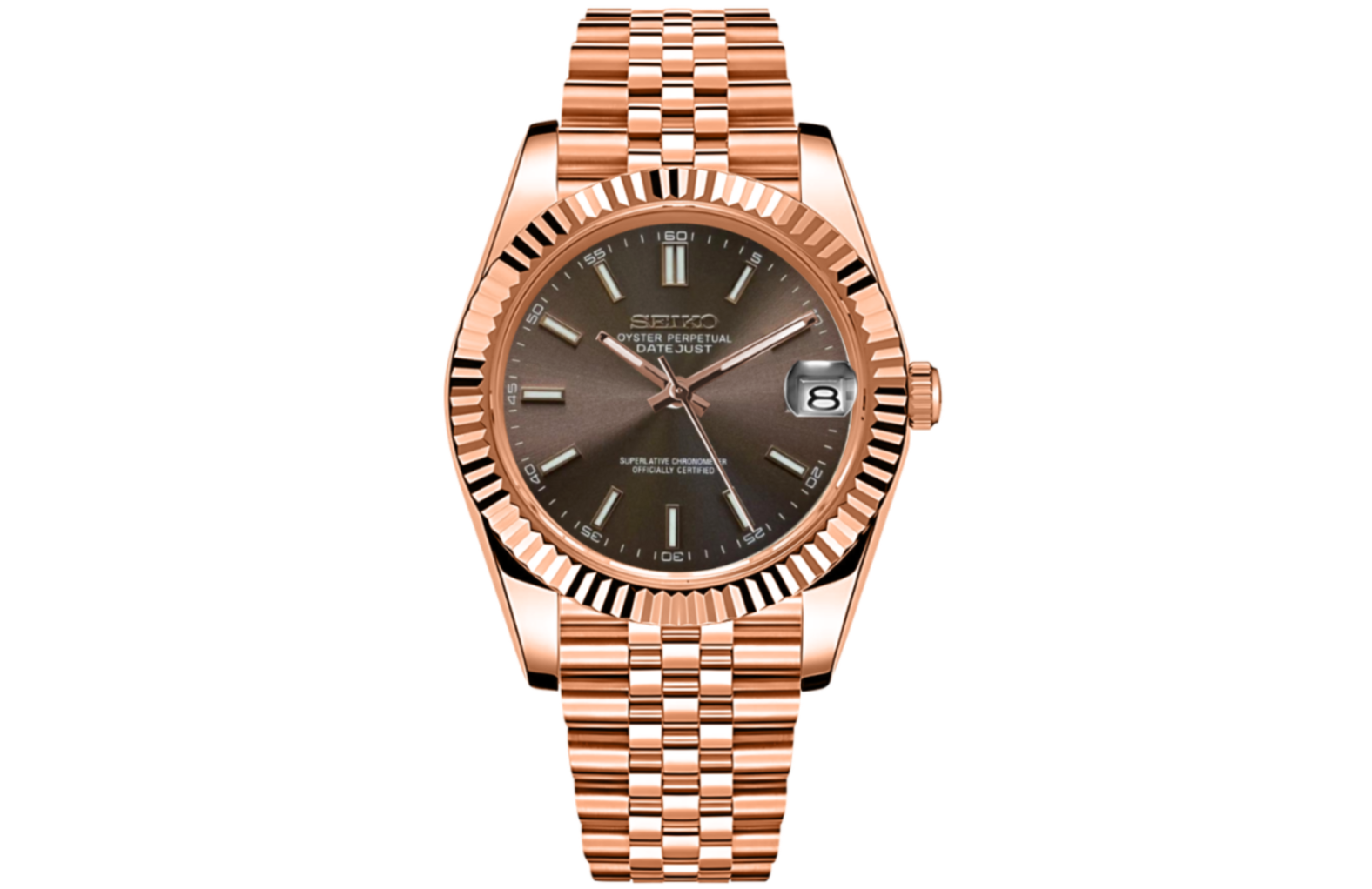 SeikoJust - Rose Gold Chocolate