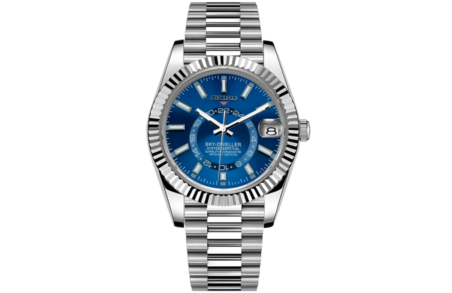 SeikoJust - Sky Dweller Blue