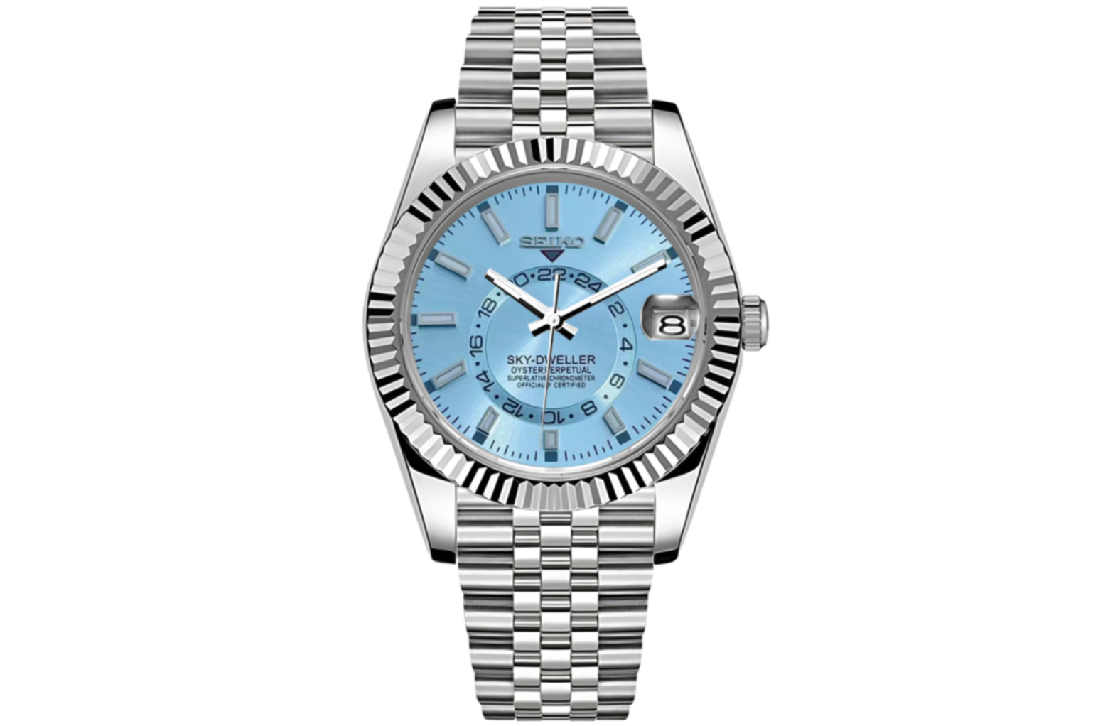 SeikoJust - Sky Dweller Ice Blue
