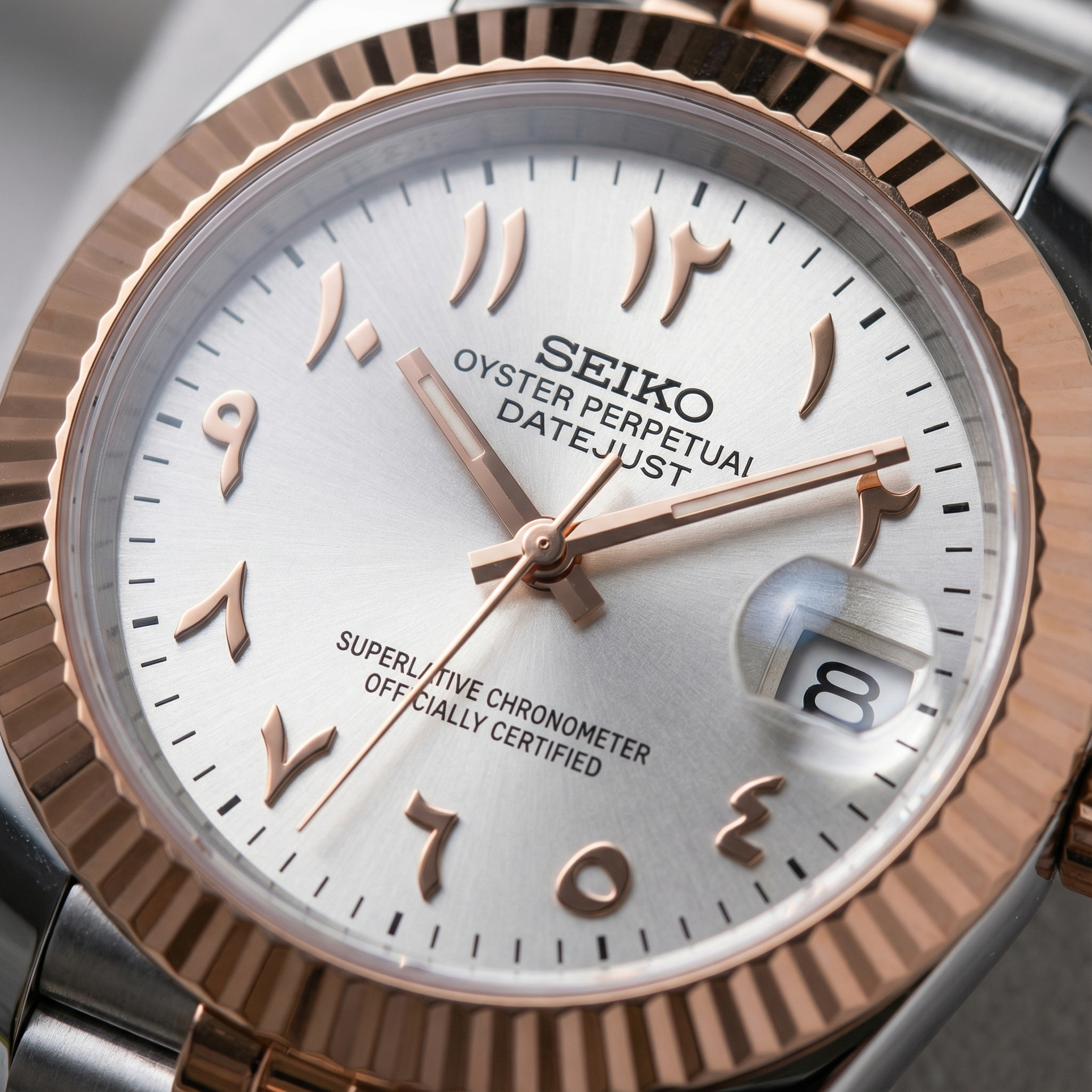 SeikoJust - Arabic Rose Gold